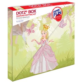Diamond Dotz Princess Adventure Dotz Box Duchess Diamond Painting Kits for Adults - Diamond Art Kits a Relaxing Creative Craft Kit with Dotz Gems 11x11