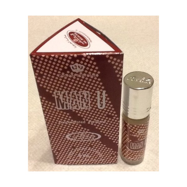 Man U - 6ml (.2 oz) Perfume Oil by Al-Rehab (Crown Perfumes) (1 x 6ml (1 Pack))