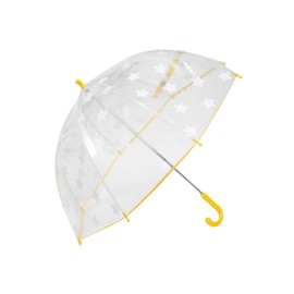 7AM Tula Kids Umbrella - Kid Size Transparent Umbrella, Easy Grip Curved Handle, Lightweight Material | Rainwear Collection