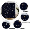 WANVYON Celestial Shower Curtain Cute Star Glitter Starry Sky Astrology