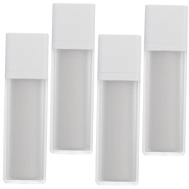Housoutil 4pcs Travel Lotion Pump Bottles Frosted Airless Containers for Toiletries Refillable Cosmetics Bottles