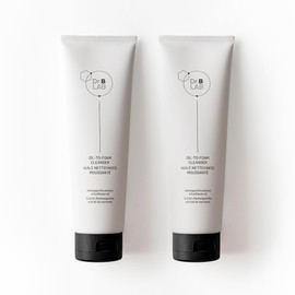 Dr. Brandt Skincare Dr. Brandt Dr. B Lab Oil-to-Foam Cleanser - Gentle, Hydrating, Double Cleansing Formula Removes Dirt, Makeup & Impurities - 4.2 fl oz, Pack of 2