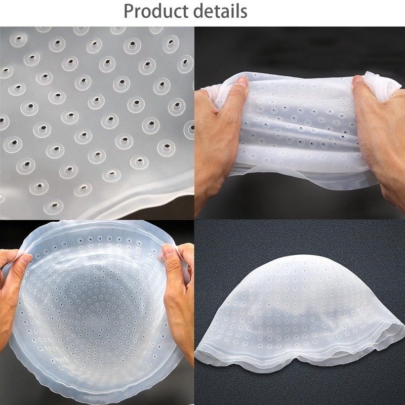 Punched Silicone Highlight Caps, 8Pcs Reusable Highlighting Caps with Holes