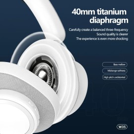 Auriculares Supraaurales De 40 Mm, Reproducción En 12 Horas,