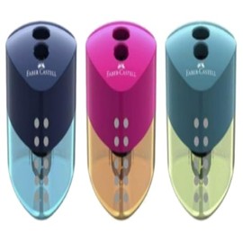 Faber-Castell Double Hole Grip Sharpener with Barrel Trend Class