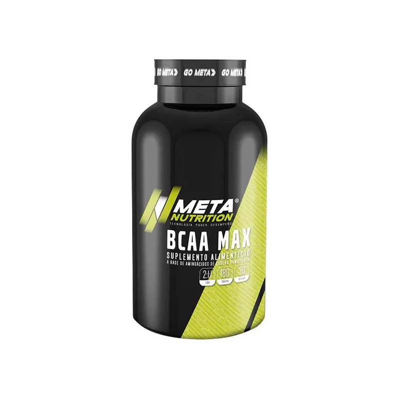 Aminoacidos Bcaa Meta Nutrition Bcaa Max 180 Tabletas Sabor Sin