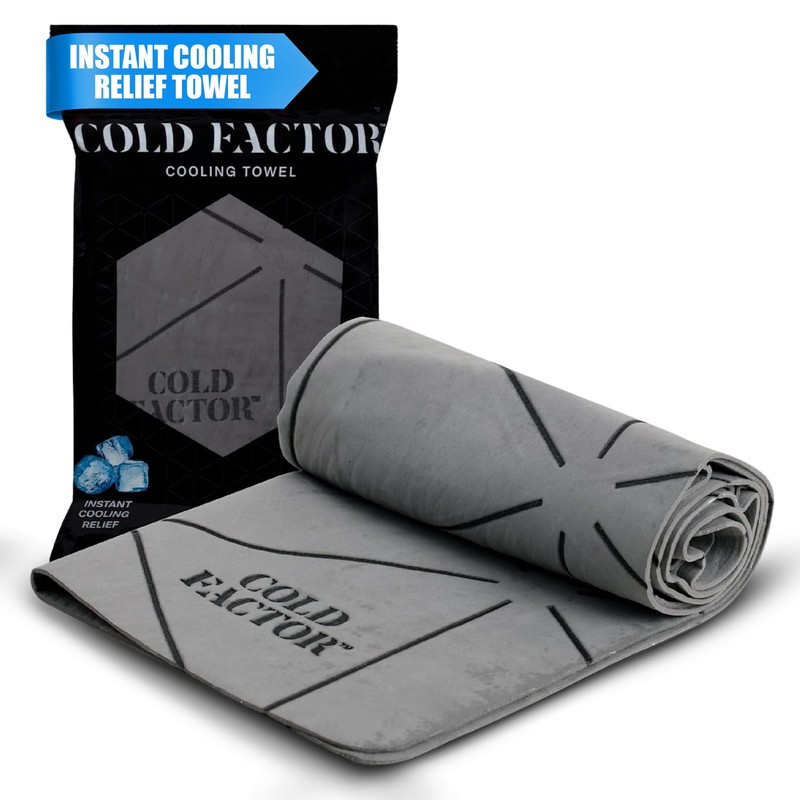 COLD FACTOR Cooling Neck Towel-10 Pack-Chill Pad Lasts up to