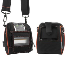 Soft Carrying Case for Zebra ZQ320 ZQ310 ZQ220 Mobile Thermal Printer - 2024 Upgrade Case Holster with Shoulder Strap and Belt Clip Compatible with Zebra ZQ320 ZQ310 ZQ220 Portable Carry Accessories