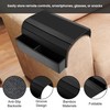 TopClass1 Sofa Armrest Tray with Cup Holder, Foldable Couch Side