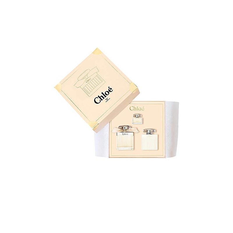 Chloe for Women 3 Piece Hard Box Set, 6.07 Ounce