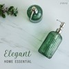 JASAI 18Oz Green Soap Dispenser with Rust Proof Pump, Refillable