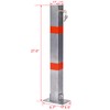 neolun Durable and Visible Parking Bollard with Lock for Enhanced