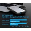 ineo Caja de Disco Duro Externo USB 3.1 Gen2 Tipo