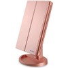 WEILY Makeup Mirror with 21 LED Lights,Two Power Supply, Touch