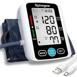 2023 Blood Pressure Monitor for Home use UK CE Approved Digital Upper Arm Cuff BP Machine, USB Powered Auto Pulse Rate Detect Irregular Heartbeat Fast Reading Kit, Large LCD Display & Voice Broadcast