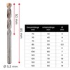 kwb Stone Concrete Drill Bit Diameter 5.5 mm with Robust