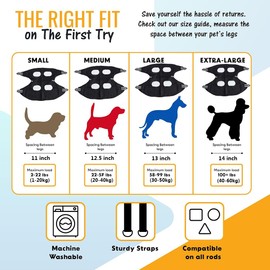 iDopick Dog Grooming Hammock Set for Dogs & Cats | Air Mesh Pet Grooming Helper for Nail Clipping with Nail Clipper, Pet Comb and Nail File -Dog Hammock, Washable (Small)