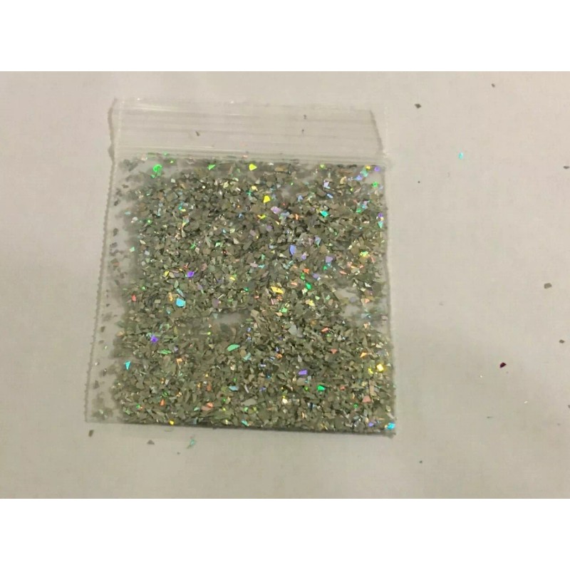 the glitters world Solvent Resistant IRREGULAR shape Glitter U (SILVER)