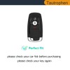 Tautrophen Key Fob Cover Fit for Ford 3 Button Edge