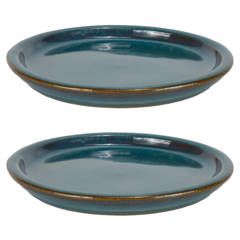 W&W Ceramic Plant Saucer - Plant Trays for Indoor Pots