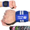 BEAR GRIP - Weight Lifting Wrist Support Bands (Royal Blue)