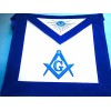 Master Mason Apron Light Blue Threads Synthetic Heavy Leather