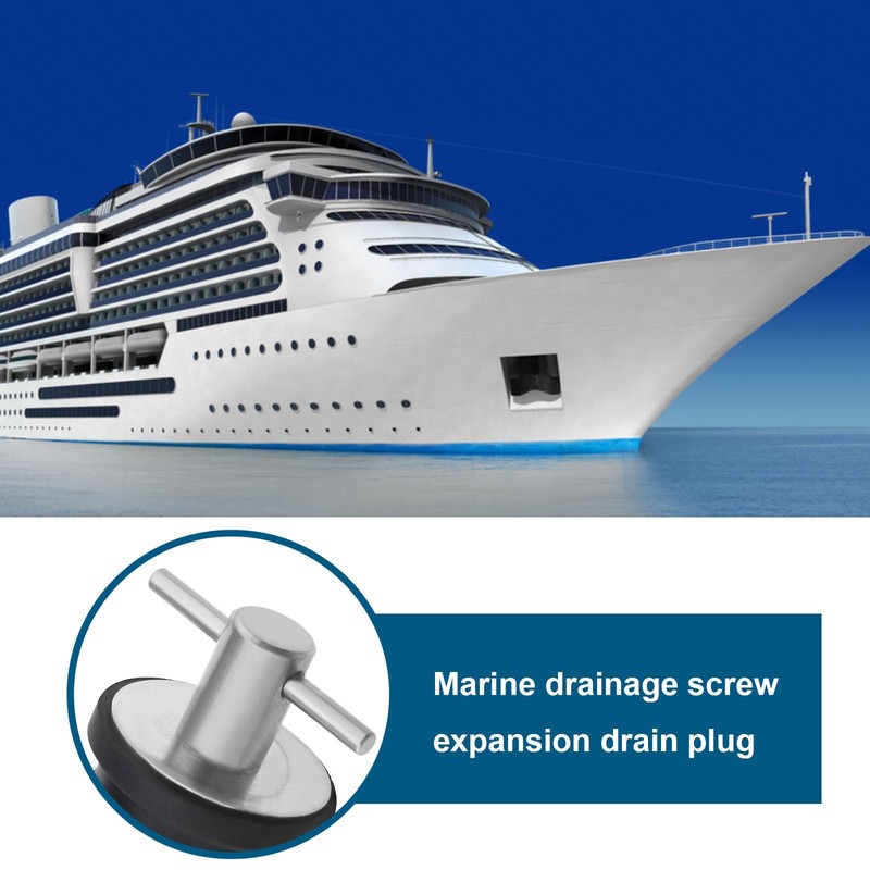 SING F LTD Marine T-Handle Drain Plug Twist-Turn Drain Plug