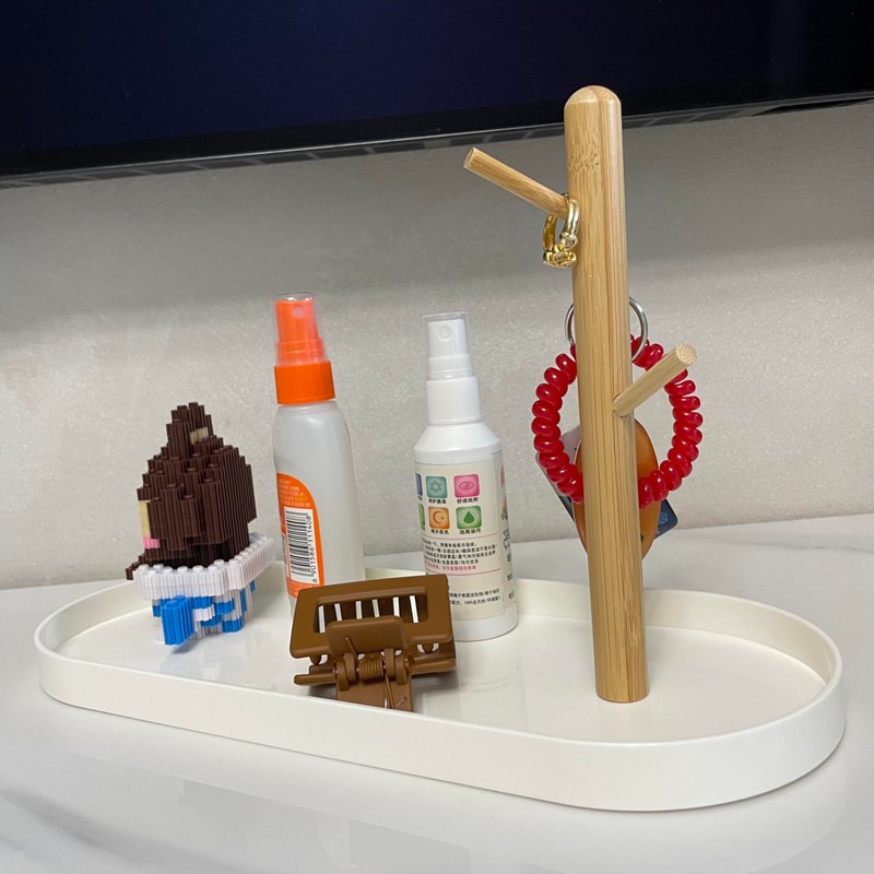 BUYSK Key Tray for Entryway Table, Catchall Tray Organizer with