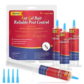 Ant Killer Gel for Indoors and Outdoors, Powerful Ant Control - 4 x 30 Grams