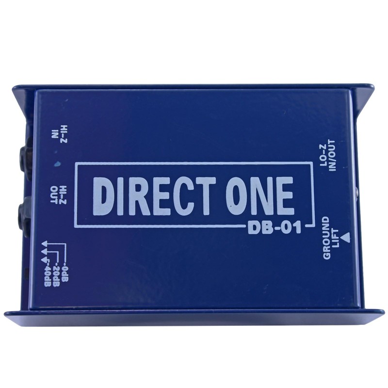 Passive Di direct box 1/4" instrument to balanced & unbalanced