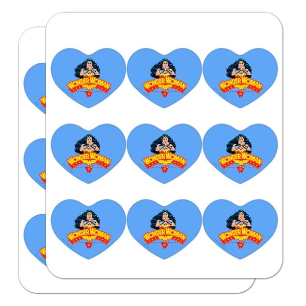 Wonder Woman 80th Pose Heart Shaped Planner Calendar Scrapbook Craft