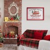 flangairy Red Truck Christmas Wall Decor, Wooden Its The Most