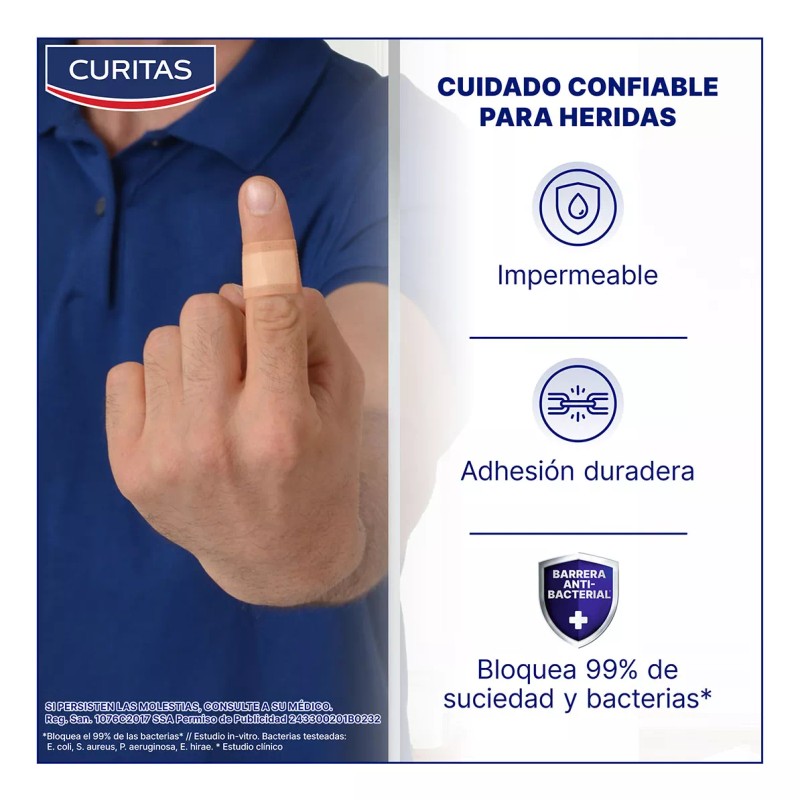 Curitas Transpiel Surtidas 20 Piezas