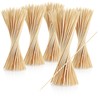 com-four® 500 x Wooden Finger Food Skewers - Long Wooden