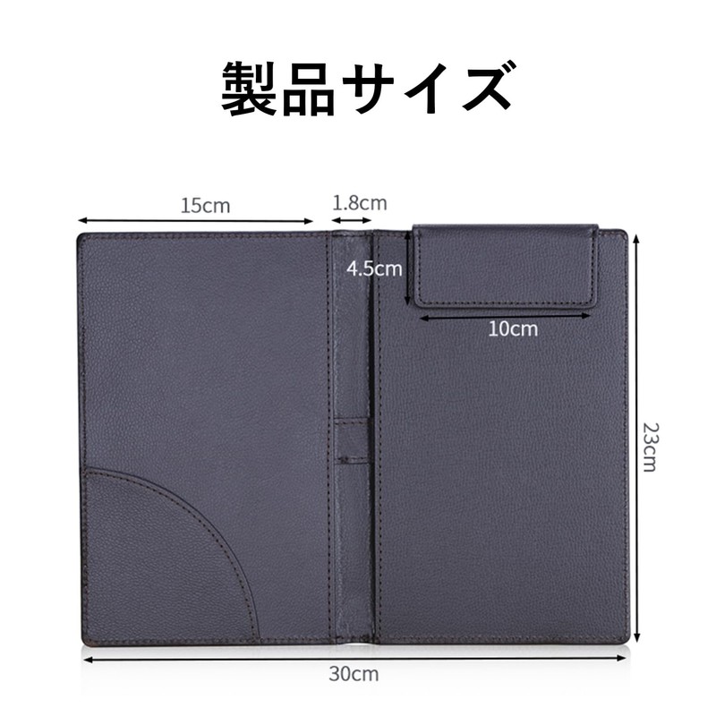 Coehaopike Bifold Magnetic Leather Touch Ticket Holder Ticket Board Ticket