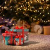 THE TWIDDLERS - 8 Christmas Cardboard Gift Boxes with Ribbon
