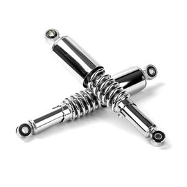 SUNQIAO CT70 Rear Shock, Suspension 330MM Chrome Motorcycle Absorber for CT110 One Pair