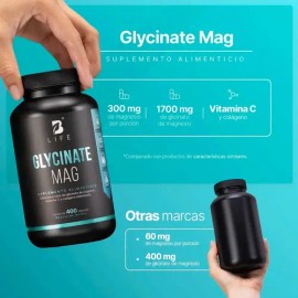 Glicinato De Magnesio | 400 Cápsulas