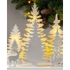 WeRChristmas Christmas Winter Scene Table Decoration, Multi-Colour, 25cm