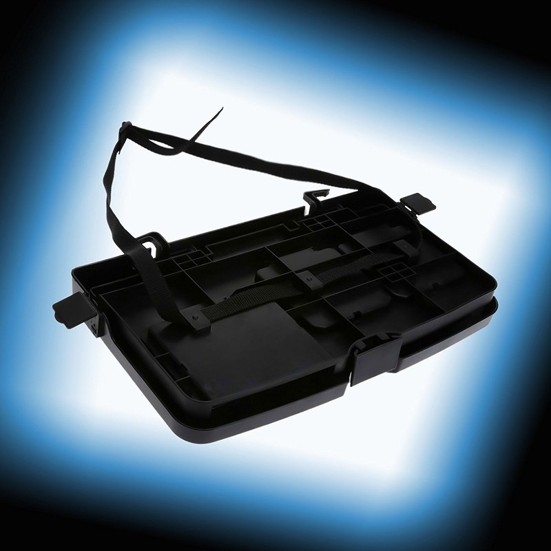 ZONETECH Multi-Functional Portable Foldable Car Backseat Tray Desk - Black