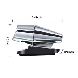 Frienda 10 Pcs Deer Whistles Horns Deer Avoids Collisions Vehicles Wind Activated Ultrasonic Warning for Car Motorcycles Animal Save Alert(Silver)