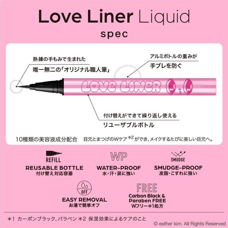 Love Liner Liquid Eyeliner R5 Ester Bunny Design (Black)