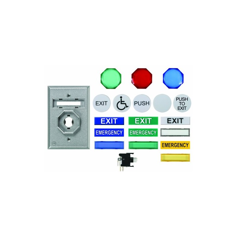 Safety Technology International, Inc. UB-1 Universal Button, Momentary Illuminated LED