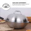 Holibanna Stainless Steel Steak Dome - Round Basting & Steaming