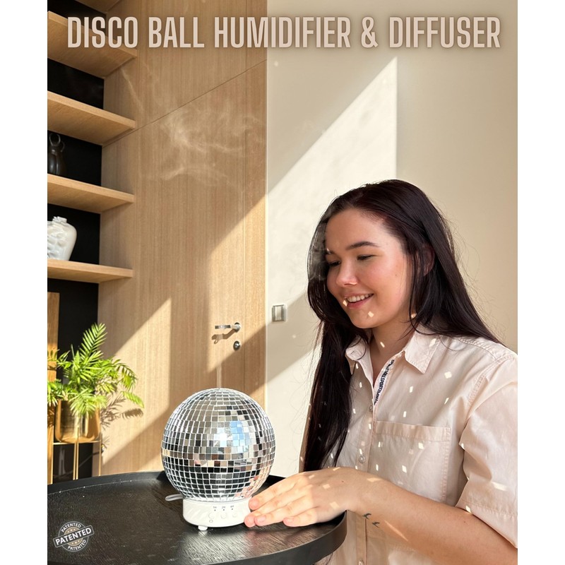 Rotating Disco Ball Diffuser – Cute Essential Oil Diffuser and