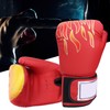 1Pair Universal Adult Boxing Glove PU Leather Sandbag Sanda Muay