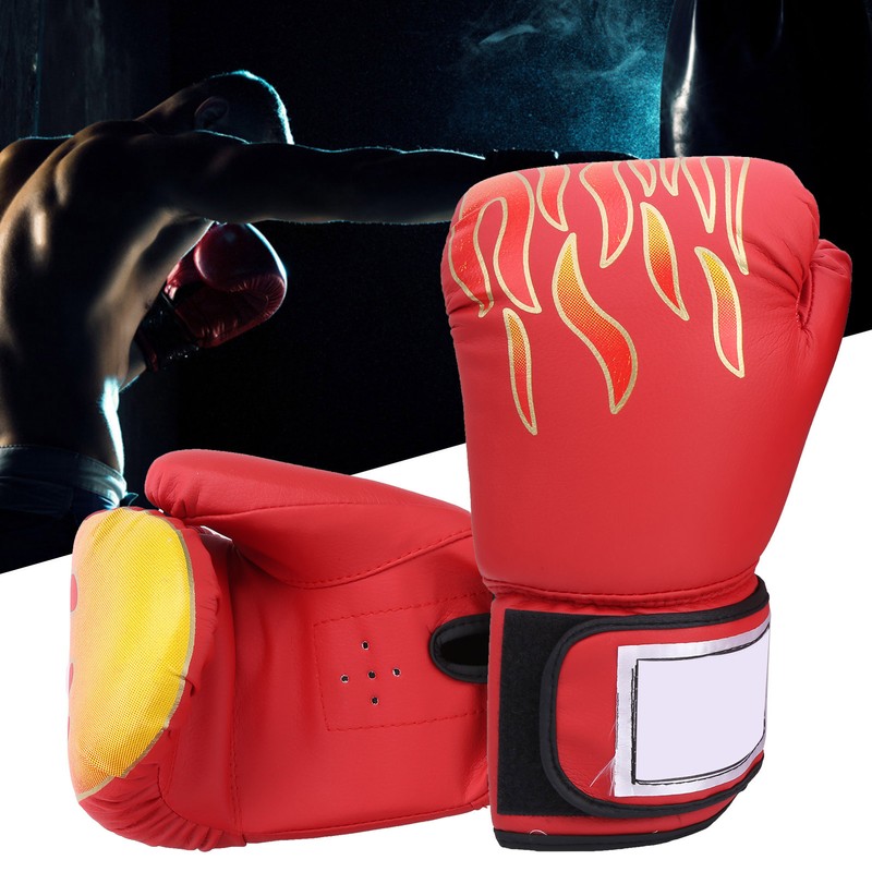 1Pair Universal Adult Boxing Glove PU Leather Sandbag Sanda Muay