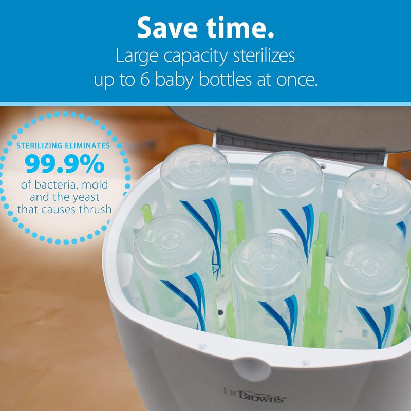 Dr. Brown’s Deluxe Electric Sterilizer for Baby Bottles and Other