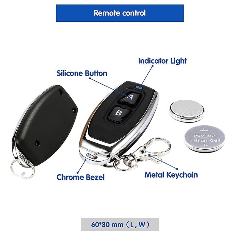 DieseRC 433Mhz RF Wireless Remote Control Switch AC 220V 230V