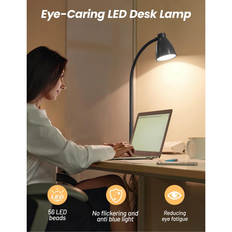 BOHON Intelligent Eye Caring Desk Lamp With Usb Charging 56